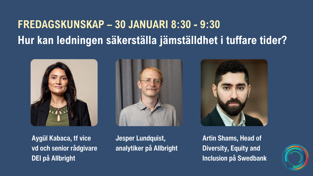 Bilder på de tre talarna