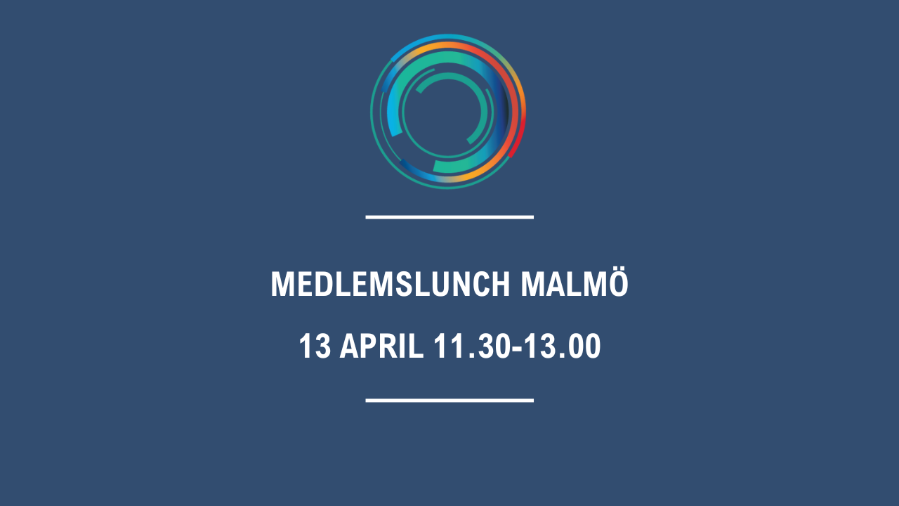 Medlemslunch Malmö april