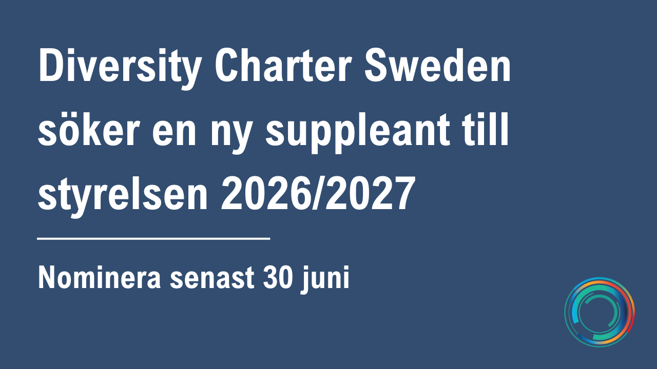Nominera till styrelsen i Diversity Charter Sweden