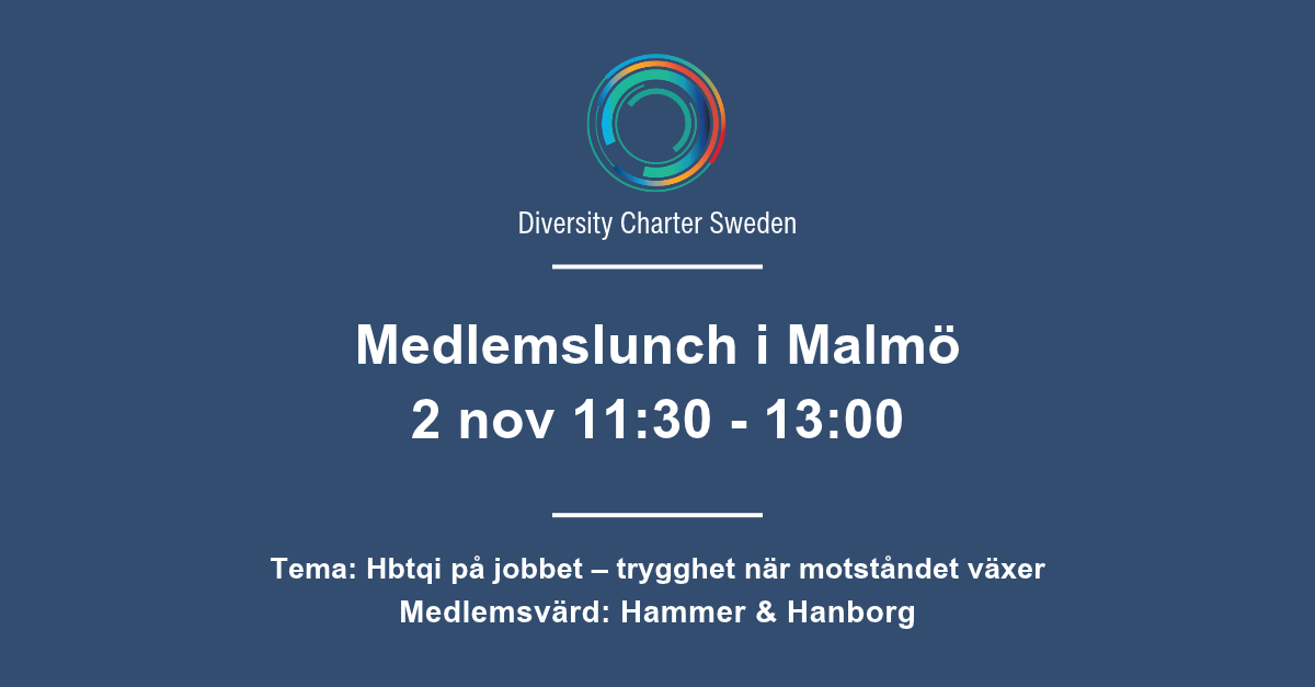 Medlemslunch Malmö grafik