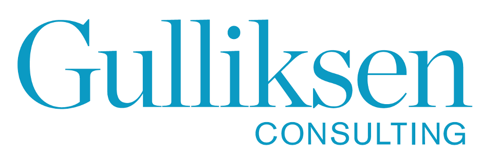 Gulliksen Consulting ljusblå logotyp